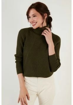 LELA Regular Fit - Trui - Khaki -LELA Winkel 52e7b574a01b415e9f9a1731ba8e2193