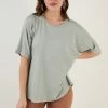 LELA Loose Fit - Blouse - Almond Green -LELA Winkel 535605c8ab8348d7966f68d668d9b3ff