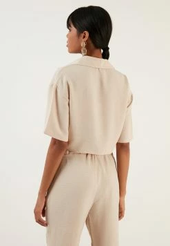 LELA Regular Fit - Overhemdblouse - Stone -LELA Winkel 5446cfcaf85c40fc8c463e072025e79f