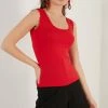 LELA Slim Fit - Top - Red -LELA Winkel 5484246dc0fd4b359b18e9b77454e22c