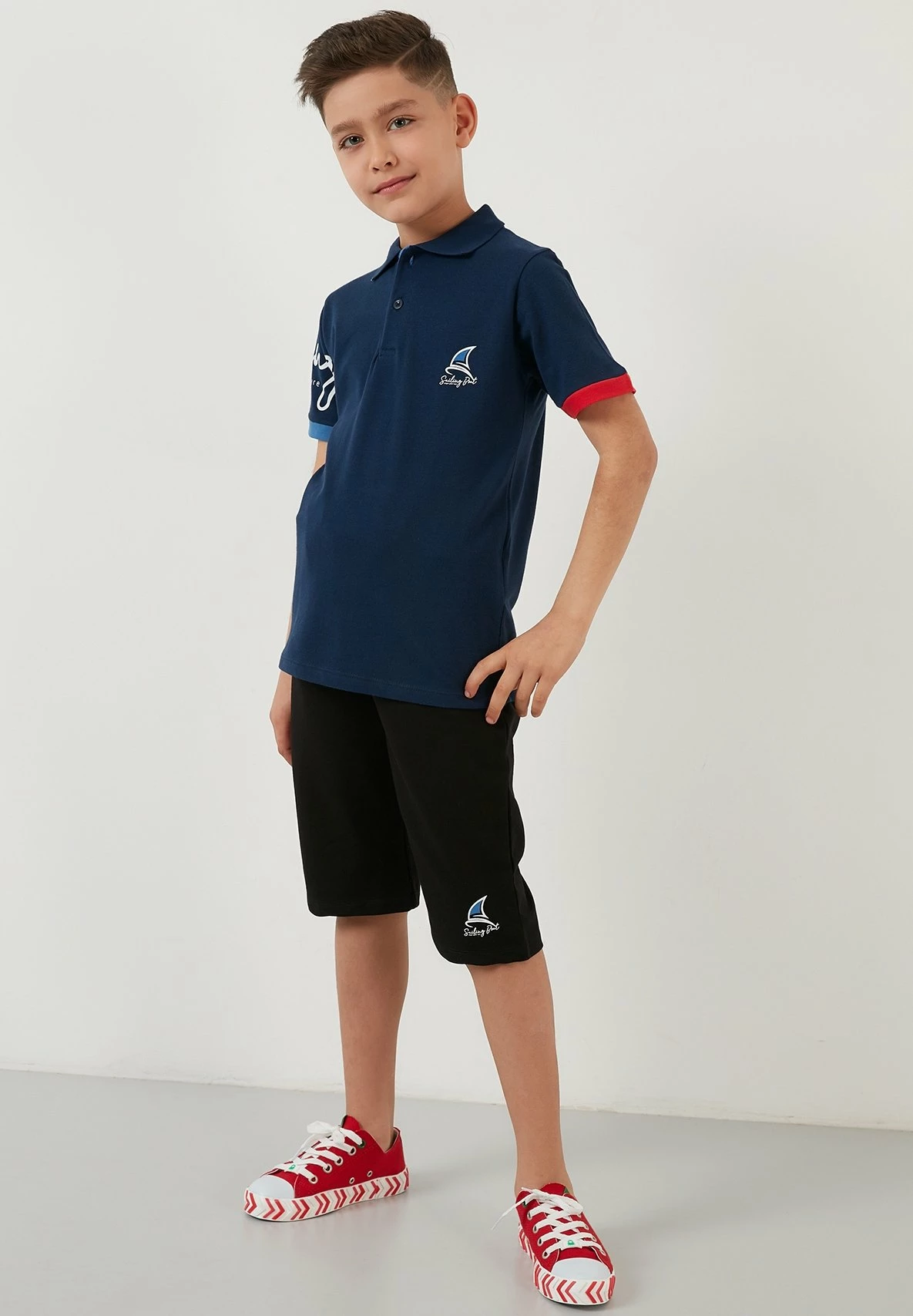 LELA Regular Fit - Shorts - Navy Blue 4 LELA Regular Fit - Shorts - Navy Blue - Afbeelding 2