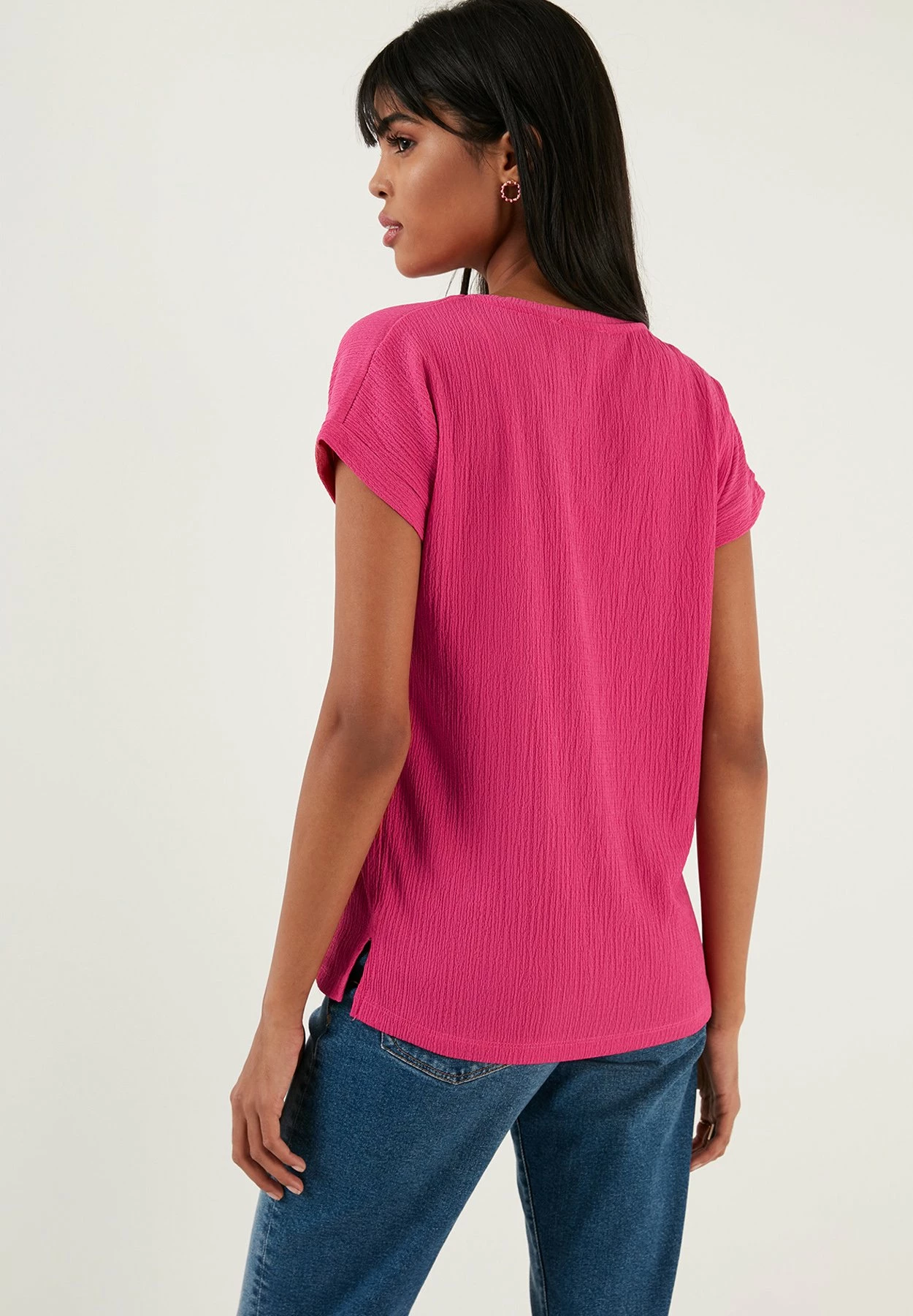 LELA Regular Fit - Blouse - Fuchsia 5 LELA Regular Fit - Blouse - Fuchsia - Afbeelding 3