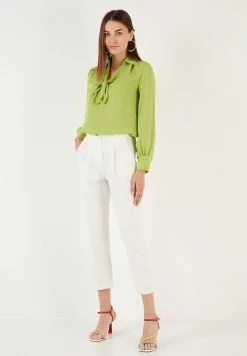 LELA Regular Fit - Blouse - Olive -LELA Winkel 559767d37e3d400eae7f338ac3740c81