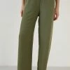LELA Loose Fit- Broek - Khaki -LELA Winkel 56762420d2304bcd987b918f00c37841