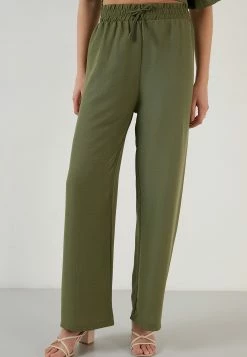 LELA Loose Fit- Broek - Khaki