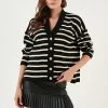 LELA Vest - Black/Cream -LELA Winkel 56fe1a36cbd14153848f641e043765e6
