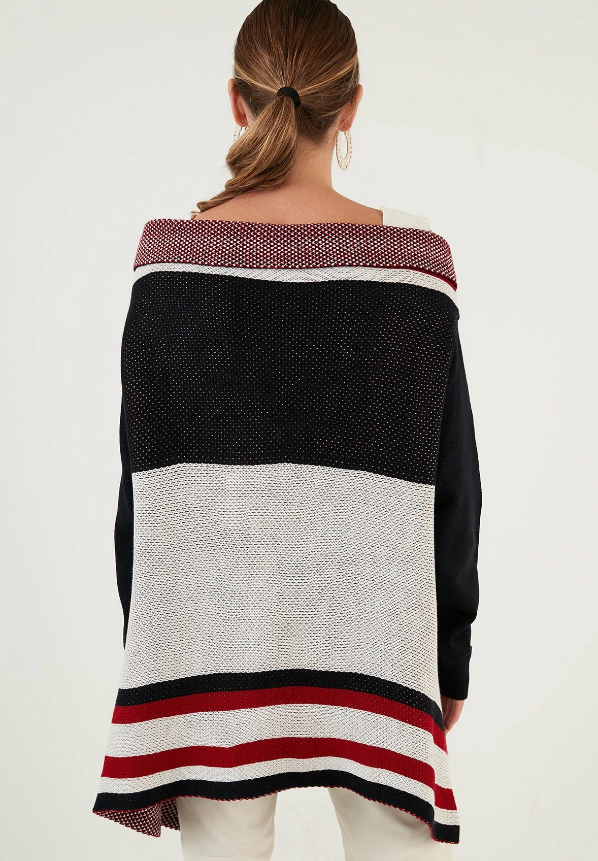 LELA Regular Fit - Vest - Dblue/Ecru/Red 5 LELA Regular Fit - Vest - Dblue/Ecru/Red - Afbeelding 3