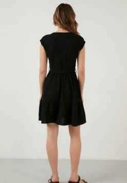 LELA Regular Fit - Jurk - Black -LELA Winkel 5a8440c16a174cf9b62c29fe87d6ecc7