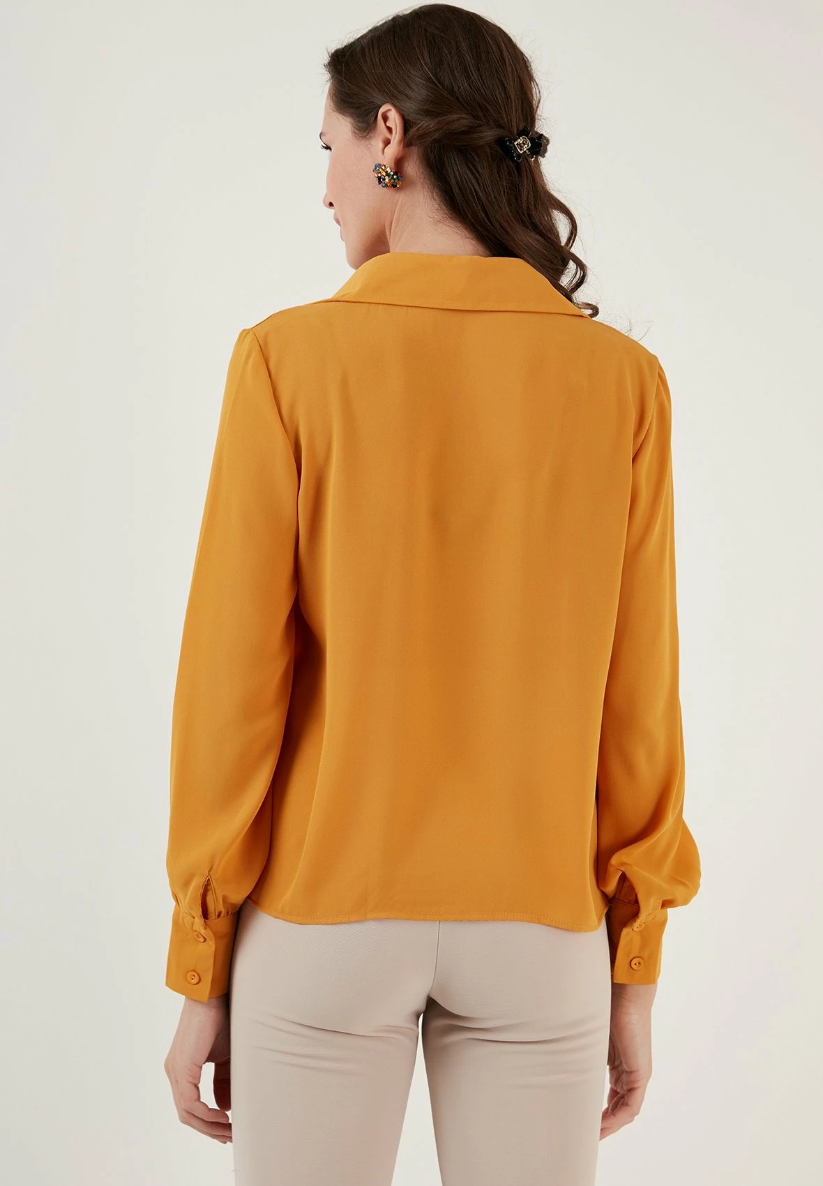 LELA Regular Fit - Blouse - Mustard 5 LELA Regular Fit - Blouse - Mustard - Afbeelding 3