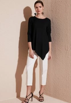 LELA Regular Fit - Blouse - Black -LELA Winkel 5dccb73440034e5386630e5eb172c3f4