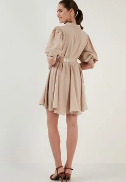 LELA Regular Fit - Blousejurk - Stone 11 LELA Regular Fit - Blousejurk - Stone -LELA Winkel 5e454e8199e040599ac24d40c5b42994