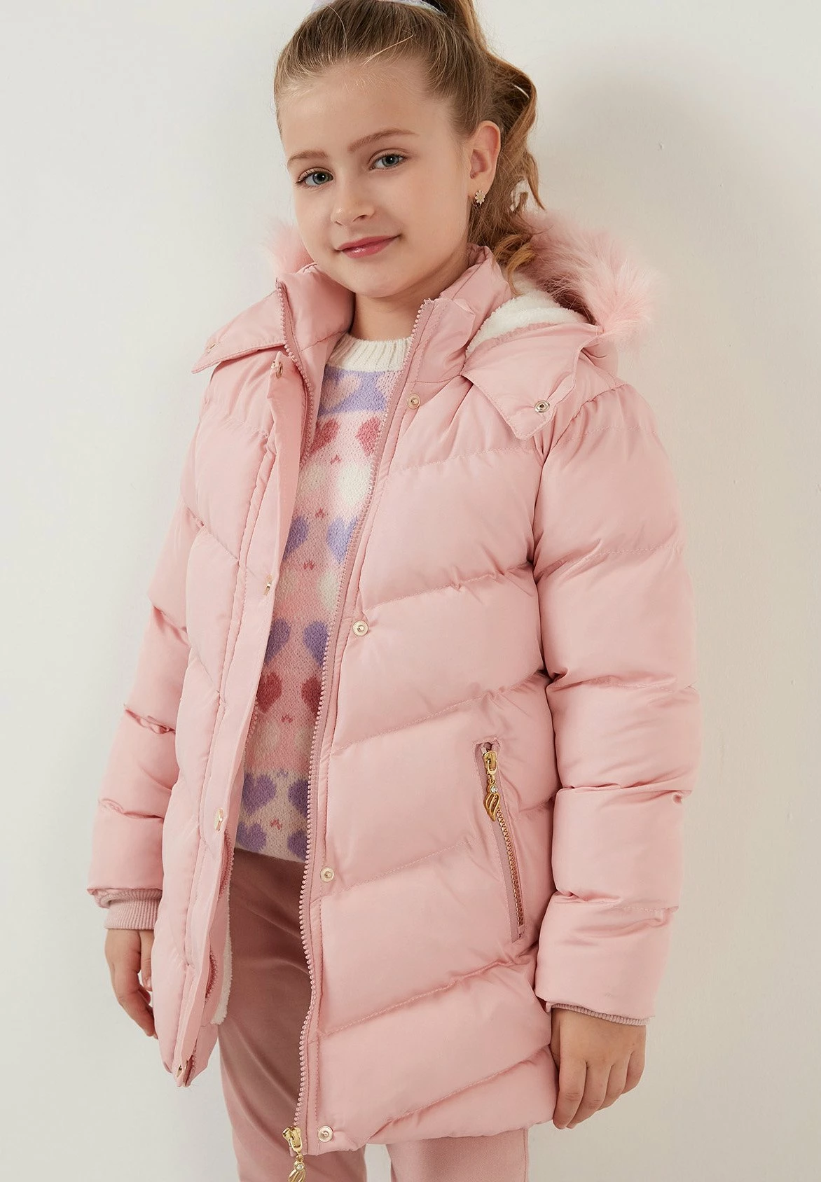 LELA Winterjas - Light Pink 6 LELA Winterjas - Light Pink - Afbeelding 4