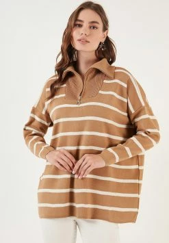 LELA Trui - Camel/Light Stone -LELA Winkel 5f648ac5b00d43bb9f3ce746ada5f4bd