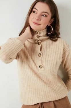 LELA Trui - Beige -LELA Winkel 605e49cc699041ebb789919237dc3cf6