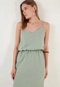 LELA Jurk - Mint 11 LELA Jurk - Mint -LELA Winkel 60ca8799465c43c5964d8cdbc86573f8