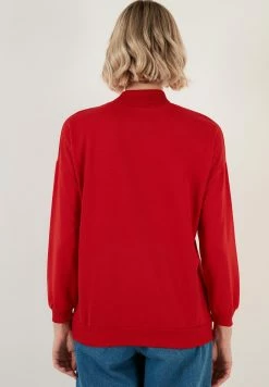 LELA Regular Fit - Sweater - Red -LELA Winkel 6470c0d8c53045489e98920a8b676799