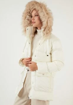 LELA Regular Fit - Winterjas - Ecru -LELA Winkel 66c3a7abdce64a8c992d002686760dcb