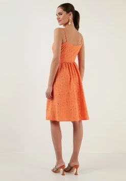 LELA Regular Fit - Jurk - Orange -LELA Winkel 678ec93509bf47239b1e84c5b333751b