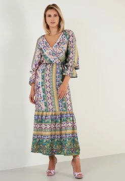 LELA Regular Fit - Maxi-Jurk - Pink -LELA Winkel 6840a46f457a4b91b18c31fefffad90c