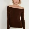 LELA Regular Fit - Trui - Brown