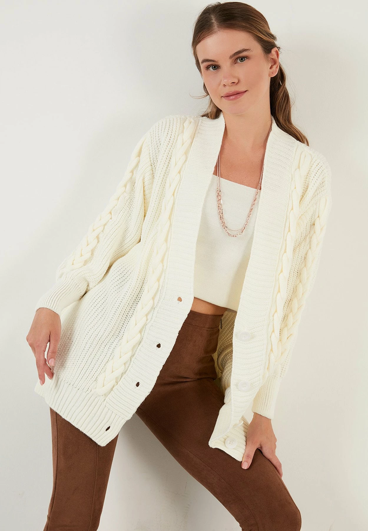 LELA Vest - Ecru 6 LELA Vest - Ecru - Afbeelding 4