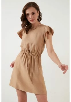 LELA Slim Fit - Jurk - Beige -LELA Winkel 6b0ae85cfe5b4b6bb29161b0fce7b045