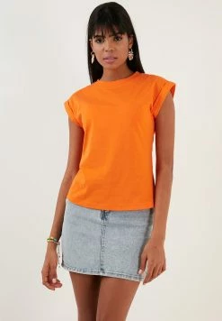 LELA Basic - T-Shirt Basic - Orange