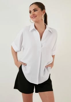 LELA Loose Fit - Blouse - White -LELA Winkel 6b712b17618c4695856f7740b62bbe7c