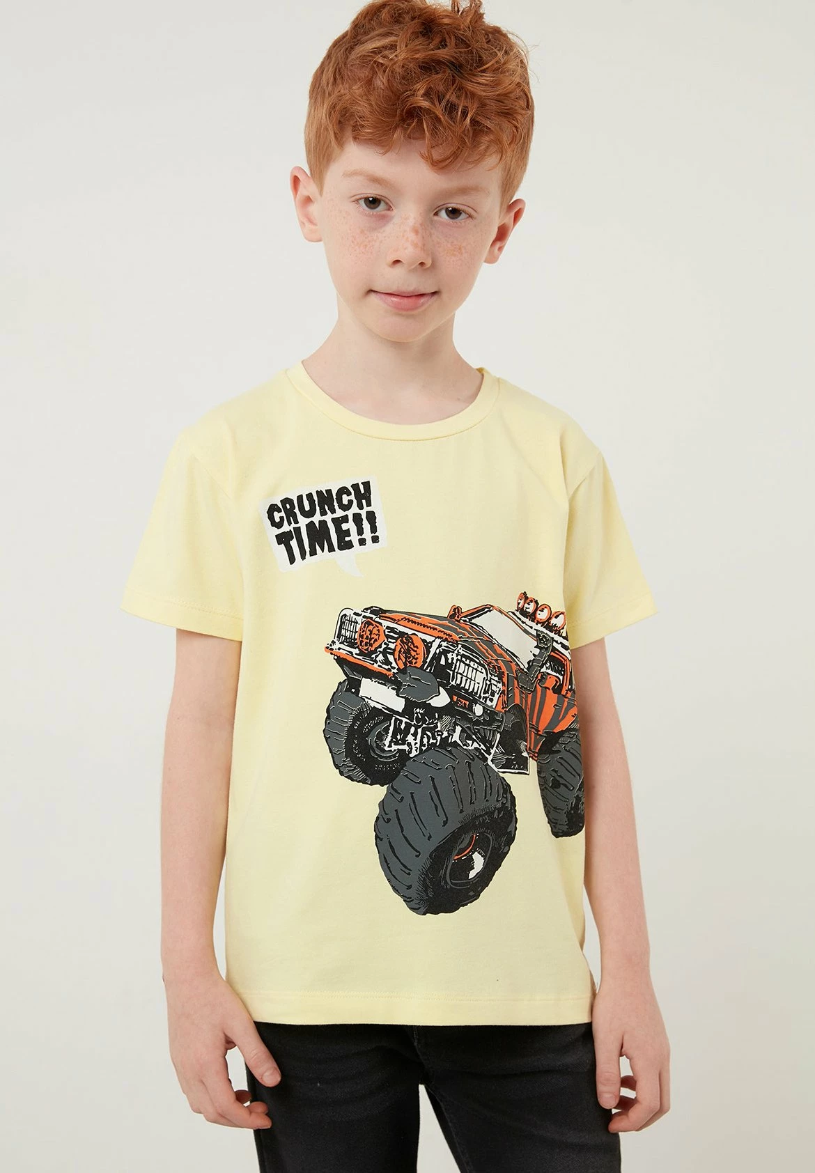 LELA Regular Fit - T-Shirt Print - Yellow 4 LELA Regular Fit - T-Shirt Print - Yellow - Afbeelding 2