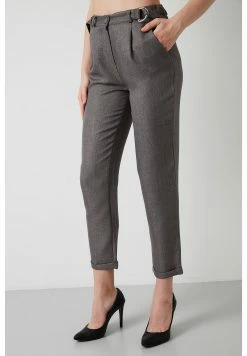 LELA High Waist Trousers- Broek - Dark Beige -LELA Winkel 6b981211b64e49b09f6a8e0a5e603e23
