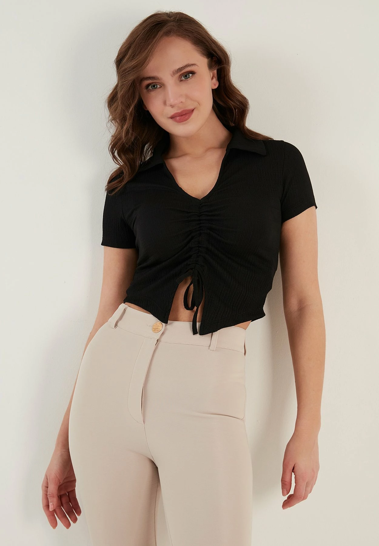 LELA Slim Fit - Blouse - Black 3 LELA Slim Fit - Blouse - Black