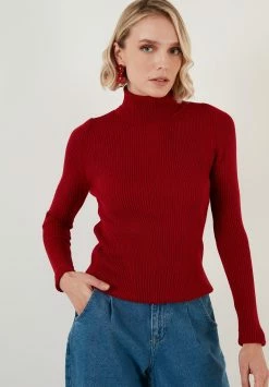 LELA Regular Fit - Trui - Red -LELA Winkel 6ca481a1600f41eaa0598f82859f1fb4