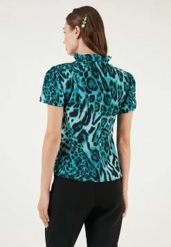 LELA Regular Fit - Blouse - Blue -LELA Winkel 6d4fb5e90e35439998bde7d70fab88e7