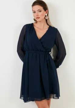 LELA Mini- Jurk - Navy Blue