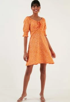 LELA Jurk - Orange -LELA Winkel 6eaa542a6f8a4a06822a22f86ec85f50