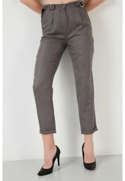 LELA High Waist Trousers- Broek - Dark Beige