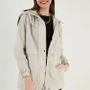 LELA Regular Fit - Parka - Stone -LELA Winkel 6f9276cf93904626b4bb9562a36b482d