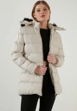 LELA Winterjas - Stone Colored -LELA Winkel 71b66228f82a417a9cdd3813fbc1ffc0