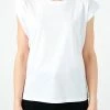 LELA Crew Neck - T-Shirt Basic - White