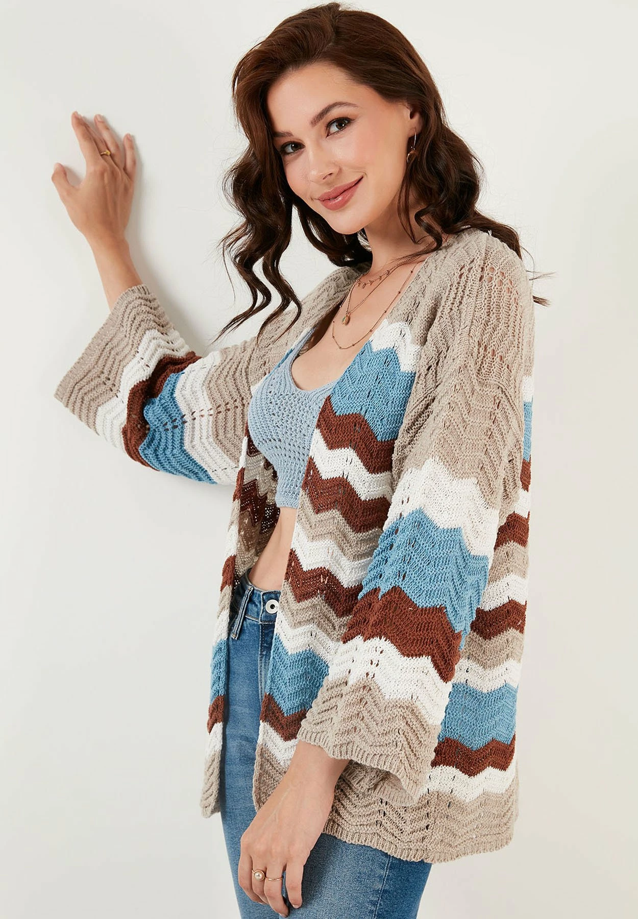 LELA Regular Fit - Vest - Mink 7 LELA Regular Fit - Vest - Mink - Afbeelding 5