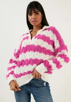 LELA Poloshirt - Ecru/Fuchsia 10 LELA Poloshirt - Ecru/Fuchsia -LELA Winkel 742a96e6d84046489ce48a22e482345c