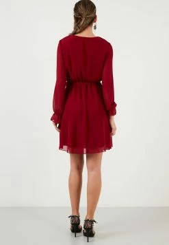 LELA Mini- Jurk - Bordeaux -LELA Winkel 74d1d23a325f46848303e7459e248be2