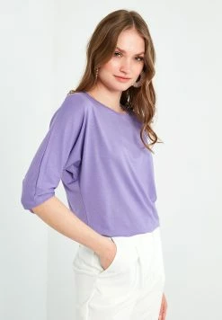 LELA Crew Neck- Longsleeve - Lilac