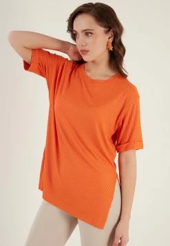 LELA Slim Fit - Blouse - Orange -LELA Winkel 7567f2a54b064111a8a238cb23ec18e6