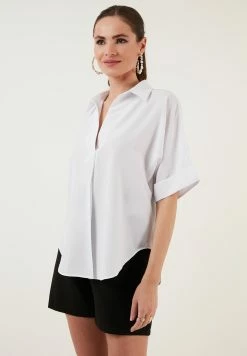 LELA Loose Fit - Blouse - White -LELA Winkel 76b4c84c7b9a40779fd01efb8cd641d9
