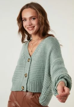 LELA Regular Fit - Vest - Sea Green -LELA Winkel 77b0347823bd4aef8210e880600d4f12