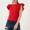 LELA T-Shirt Print - Red -LELA Winkel 785b4746dbdd4710b3bb26d65025d406