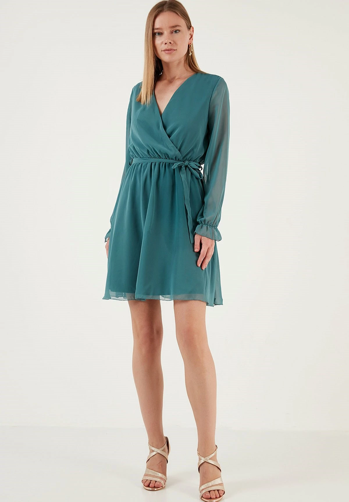 LELA Mini- Jurk - Mint 4 LELA Mini- Jurk - Mint - Afbeelding 2