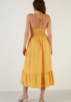 LELA Regular Fit - Jurk - Yellow -LELA Winkel 78e235111b244557b7087848444ed436