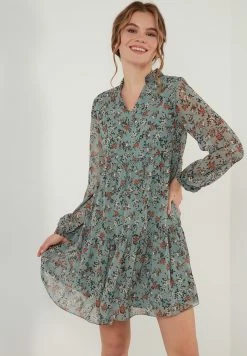 LELA Regular Fit - Jurk - Mint